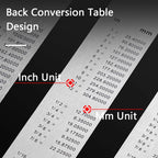 Deli Stainless Steel Ruler for Students And Woodworkers Straight Edge Measuring Tool for Drawing And Drafting 15/20/30/50cm