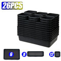 Drawer Organization 8/26/47pcs Tool Tray Tool Box Organizer Tray Dividers Set Workbench Cabinet Bins Tool Chest Garage Hardware