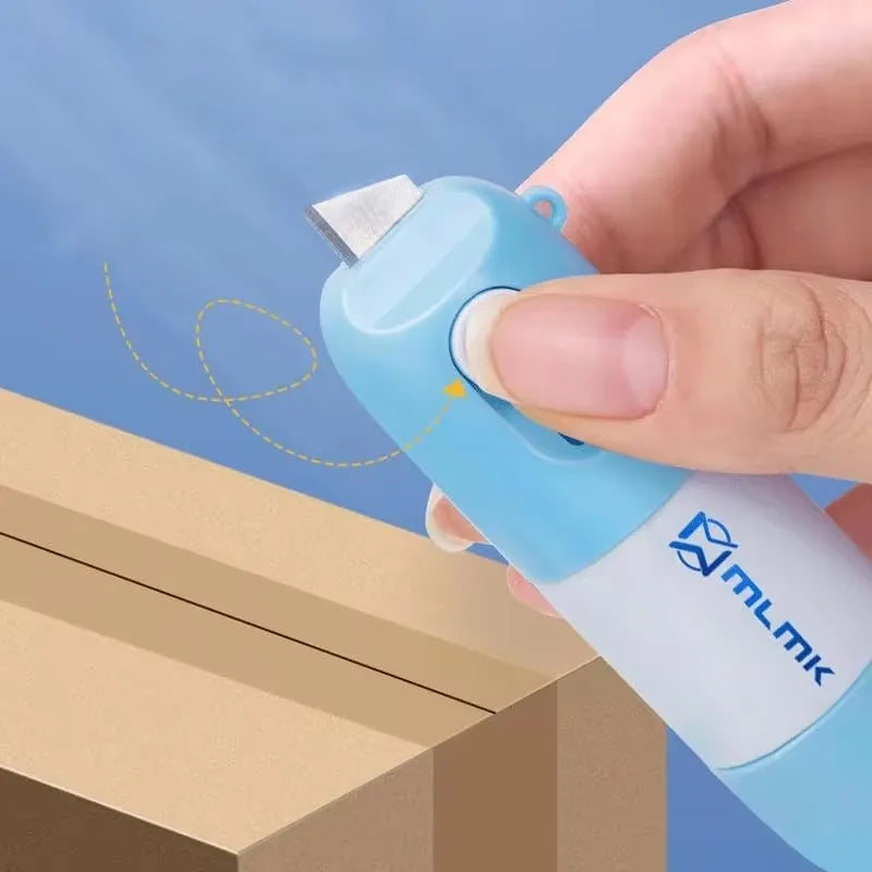 Thermal Paper Eraser Mail Opener 2 in 1 Correction Fluid with Knife Anti-Peeping Identity Information Privacy Protector Eraser