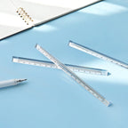 Transparent Triangle Ruler 15 Cm Kawaii Accessories Stationery School Supplies Student Rulers