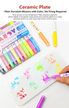 GuangNa 168/12 Colors High Gloss Acrylic Marker Pen Set,Hard Headed Drawing Pens,DIY Graffiti Paint Pen Stationery,GN.586