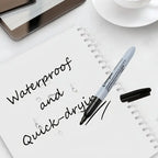 60pcs Fine Point Permanent Markers Pens, Perfect for Classroom, Office, Durable and Long-Lasting. No Suitable for Whiteboard