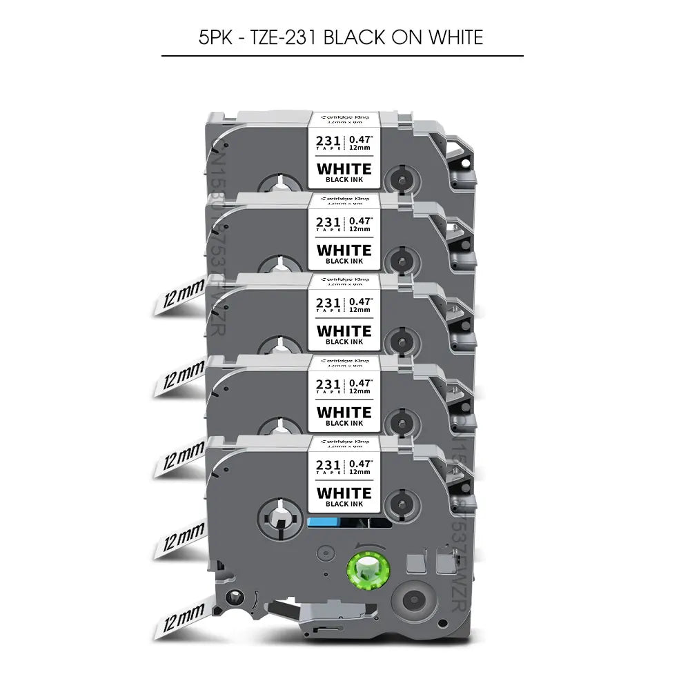 PS100E Portable Wireless Label Printer TZeFX231 Industrial Label Maker Compatible for Brother P-touch Label Maker TZe231 Tapes