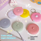 150 cm Cute Mini Soft Tape, Automatic Shrinking Tape Measure, Material Tape Measure, Plastic Tape Measure