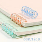 10Pcs Binding Spines Snap Split Binder Rings Learning Cards A4 A5 A6 Notebook Loose Leaf Stationery Office Supplies Plastic