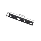 1Set Metal Math Drawing Set Includes Straight Ruler Triangle Plate Protractor for Students Architects Engineers Artists Portable