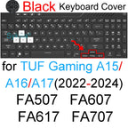 Keyboard Cover for ASUS TUF Gaming A15 A16 A17 A18 F15 F16 F17 FX507 FX607 FA608 FA808 FX608 Silicone Protector Skin Case 15 16