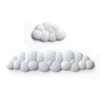Cloud Shape Wrist Rest Pad Soft  PU Material Anti-Slip Rubber Base Memory Foam for 100 Keys 87 Keys 68keys Keyboard Mousepad