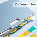 Large Capacity A4 Accordion File Organizer, Multi-Layer PP Document Folder, Desktop Standing Storage Bag with Handle