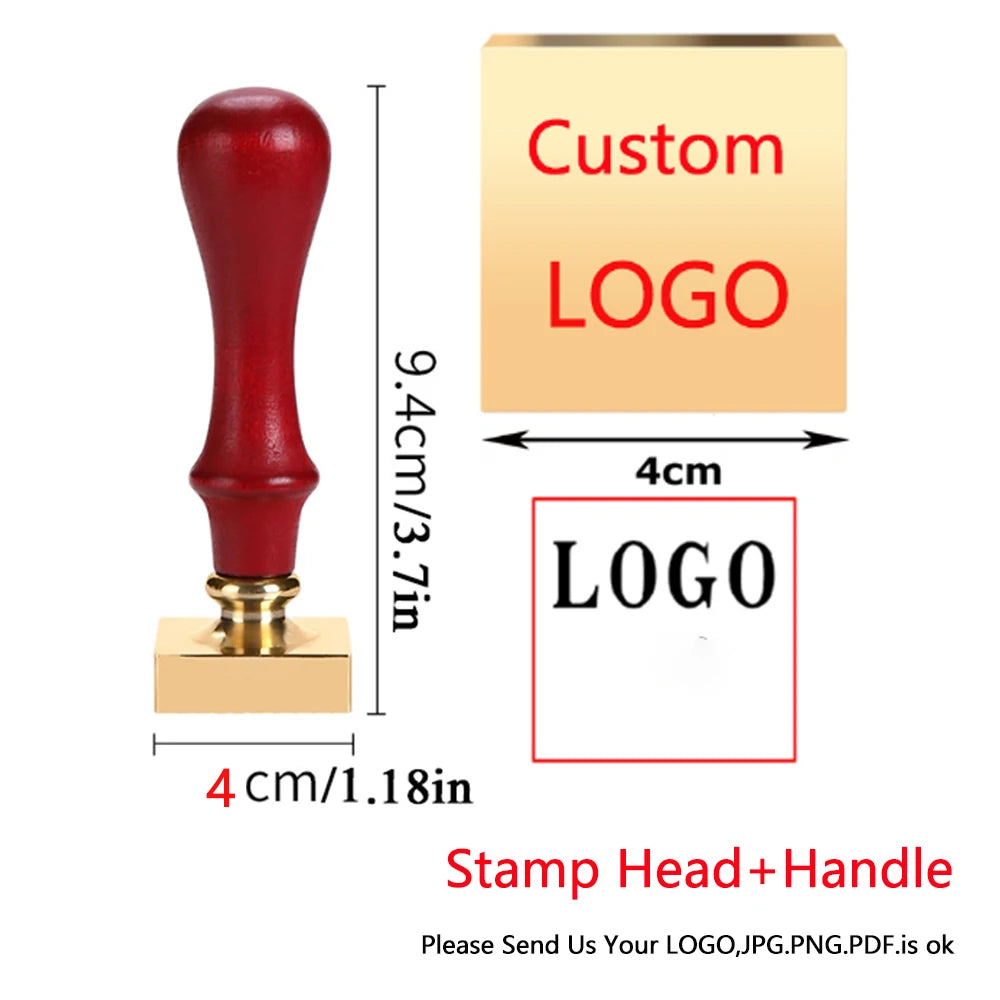 Custom Pottery Stamp for Clay Stamps Personalized Logo & Design Maker,Perfect for Ceramics Logo Design Seal (2.5cm- 5cm)