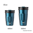TYESO Vacuum Flasks Thermos Water Bottles 400ml/500ml Stainless Insulated Cup 304 Original Car Tumbler Cold and hot Coffee Mug