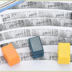 ABS Privacy Smear Confidentiality Stamp Confidentiality Theft Protection Roller Privacy Seal Security Colorful