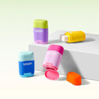 M&G Pencil Sharpener with Eraser Two in One Double Hole Designing Student Pencil Eraser Less Crumbs Clean Replaceable Core
