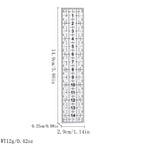 Yokoyama Acrylic Sewing Ruler For Patchwork Measuring Drawing Dressmaker Yardstick DIY Craft Quilting Cutting Accessories Tool