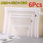 New Puzzle Storage Bag Children's Building Blocks Small Toys Special Sorting Bags Transparent Mesh Gauze Zipper Mesh Bags