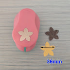 49mm 37mm 2.5cm 1.6cm Sakura Petal Craft Hole Punch Scrapbooking School Paper Puncher EVA Cutting Tool Child DIY Cutter