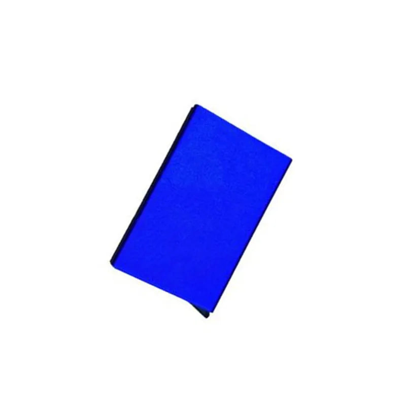 Anti-theft ID Credit Card Holder Minimalist Porte Carte Thin Aluminium carteras Pocket Case Bank Women Men Credit Card Box DIY