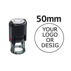 Custom Self-Inking Stamp 25/30/40/50mm Round Logo Design P Personalized Press-type Inking Stamp for Wedding Invitation Envelope