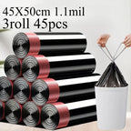Heavy Duty Drawstring Trash Bags 3.6 Gallon 1/3/5 Rolls for Kitchen Bathroom Bedroom Living Room Office - Kitchen Bin Liners
