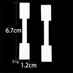 100pcs Paper Small Ring Price Tags Stickers Necklace Bracelet Blank Price Labels Display Diy Jewelry Packaging Making Supplies