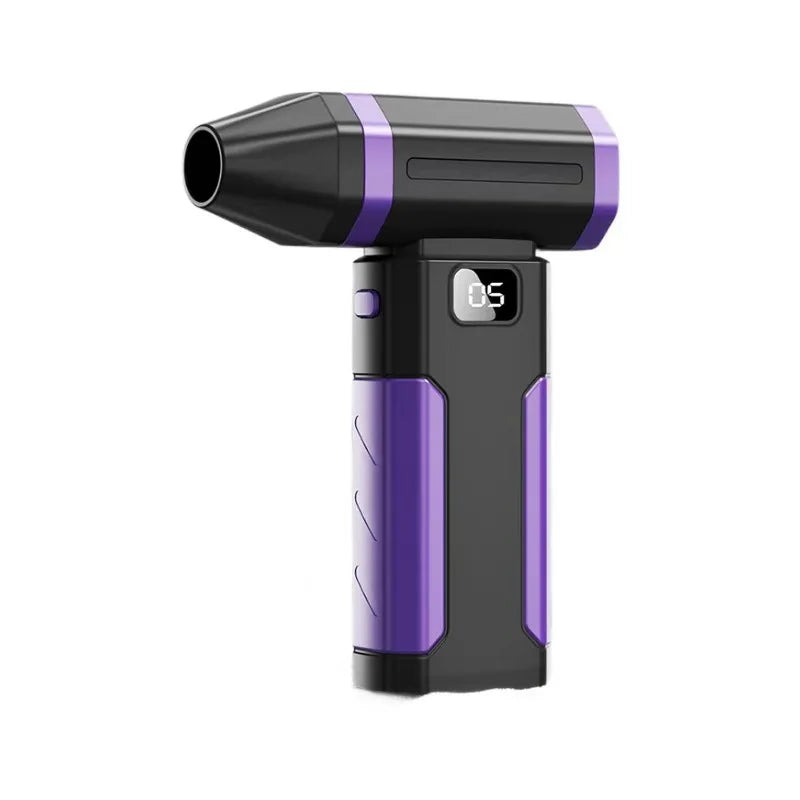 150000RPM Dust Blower With LED Light Powerful Handheld Rechargeable Blower Electric Air Duster 5 Speed