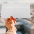 50Pcs White Self Seal Envelopes Letter Size Mailing Envelopes Peel and Seal Document Security Office Business Mailers Packaging