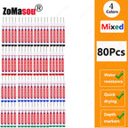 1-100Pcs 2cm Waterproof Long Head Markers Deep Hole Marker Pen for Metal Carpenter Red/Black/Blue/Green Ink Woodworking Tools