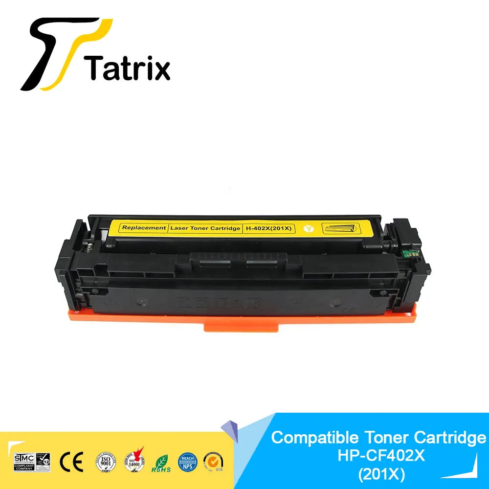 Tatrix Premium Compatible Laser Color Toner Cartridge CF400X CF401X CF402X CF403X 201X for HP M252dn/ 252n/MFP M277dw/277n/M274n
