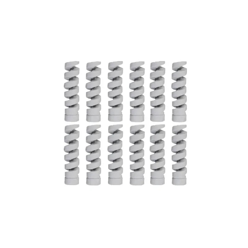 12PCS Charging Cable Protector Cover USB Cable Earphone Wire Spiral Cord Protector for IPhone 13 Samsung S21 Xiaomi Poco Cable