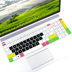Keyboard Cover for HP Laptop 15 15t 15-fd 15-fc 15-ef 15-dw 15-dy 15g 15q 15s 15z Essential Silicone Protector Skin Film Case