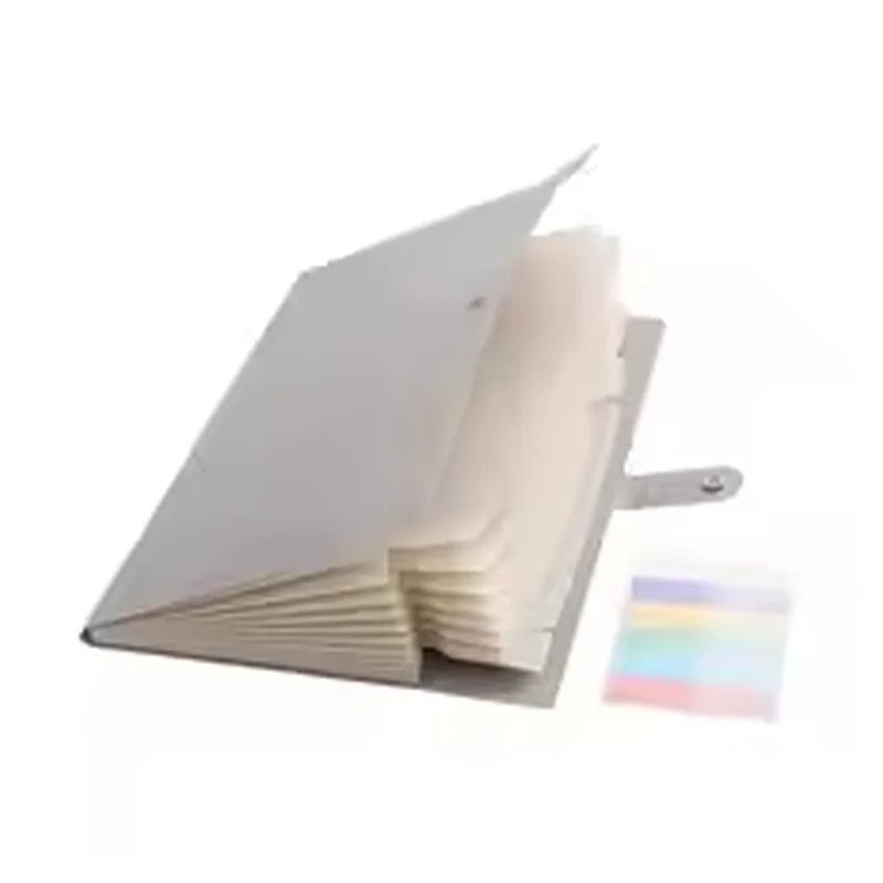 Accordion File Folder Waterproof 8 Pocket Document Organizer A4 Expanding File Folder for Office School Paper Storage Supplies