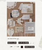 20Pcs/pack Retro Hard Card Stock Paper Essential for Handmade DIY Retro-style Journal Decor Cards