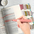 75 Bible Tabs With 6 No Bleed Highlighters,Morandi Theme, Bible Indexing Tabs,Bible Book Tabs,Bible Labels Tabs+Pens