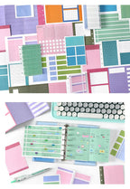 A7M5 Two Size 20Sheets Loose Leaf Inner Page Notebook Refill Spiral Weekly Monthly To Do Inside Paper Stationery