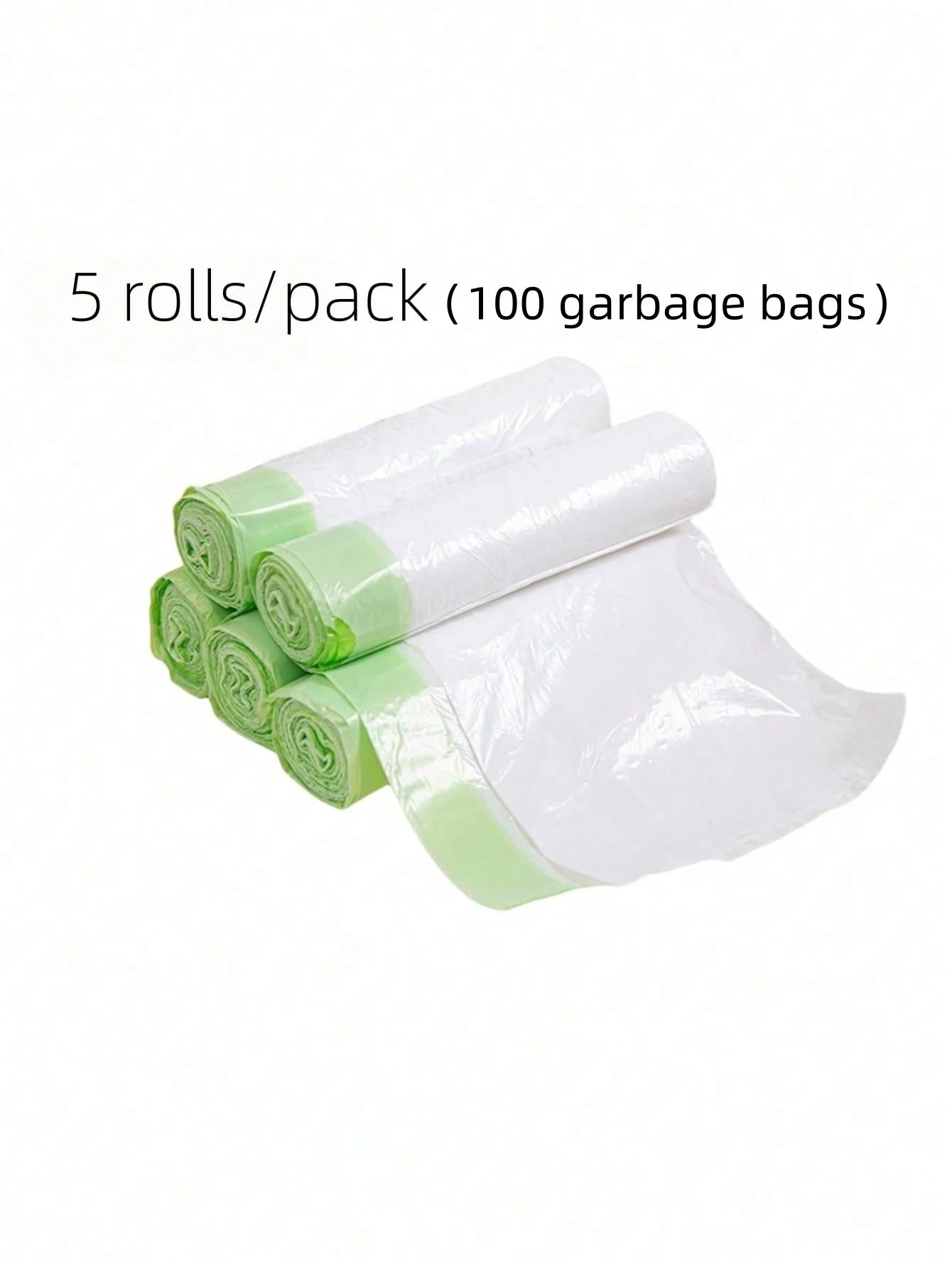 Portable toilet trainer disposable inner bag and accessories, durable multi-functional trash bag with drawstring