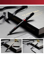 Jinhao 75 Metal Fountain Pen Black/Black Red Luxury Pens 0.5mm Nib Writing Ink Pens Stationery Business Office School Supplies