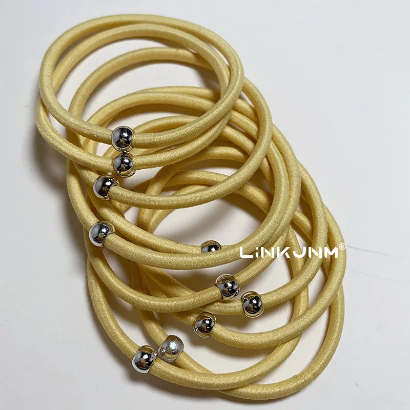 10PCS New Girls Elastic Hair Rubber Bands Kids Headbands Women Hair Tie Hair Gum Ponytail Hair Holders Hair Accessories