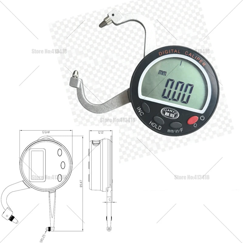 0-6inch 0-8inch External digital caliper 0-150mm. Outside caliper. Caliper gauge sheet Thickness Gauge Power 0.5-8.5Inch