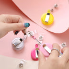 Retractable Steel Cord Pull Reel Keychains Spring Buckle Clasp Wire Rope Key Ring Recoil ID Card Holder Key Chain Multiple Tools