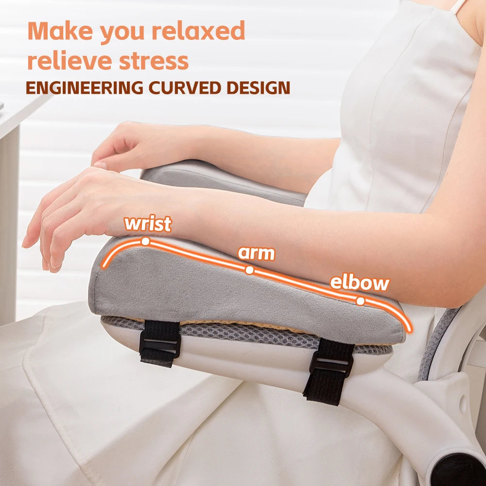 Foam Elbow Pillow Chair Armrest   Pads Support Arm Rest for Office Chair Armrest Chair Cushion Pads Elbow Relief