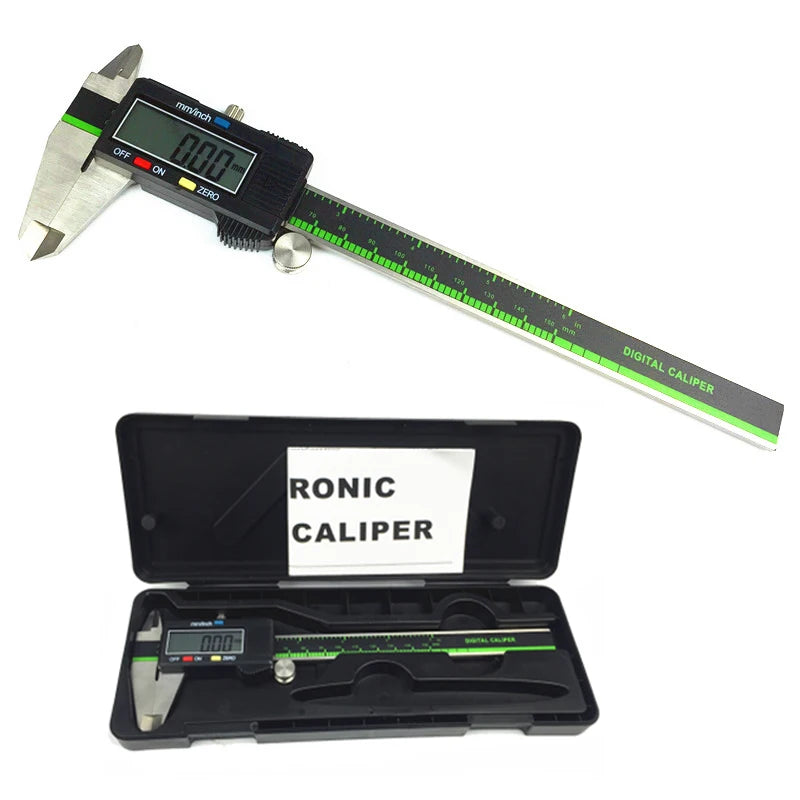Stainless Steel 0-70/100/150/200/300mm Digital Caliper Messschieber Paquimetro Electronic Carbon Fiber Vernier Caliper Gauge