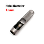 High Quality Steel 1mm 2mm 3mm 4mm 5mm 6mm 8mm to 20mm Round Hole Punch Tool Hollow Cutter for Leather Craft Belt Bag Clothing