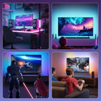 Tv Ambient Backlight 5V Usb Rgbic Led Light Strip With Camera 3.8M 5M App Smart Lighting Screen Color Synchronization Game Lamp