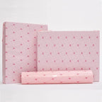 50Pcs New Pink Courier Bags Bow Heart Pattern Poly Frosted Self-Seal Shoe Bag PE Delivery Envelope Mailer Mailing Bags Organizer