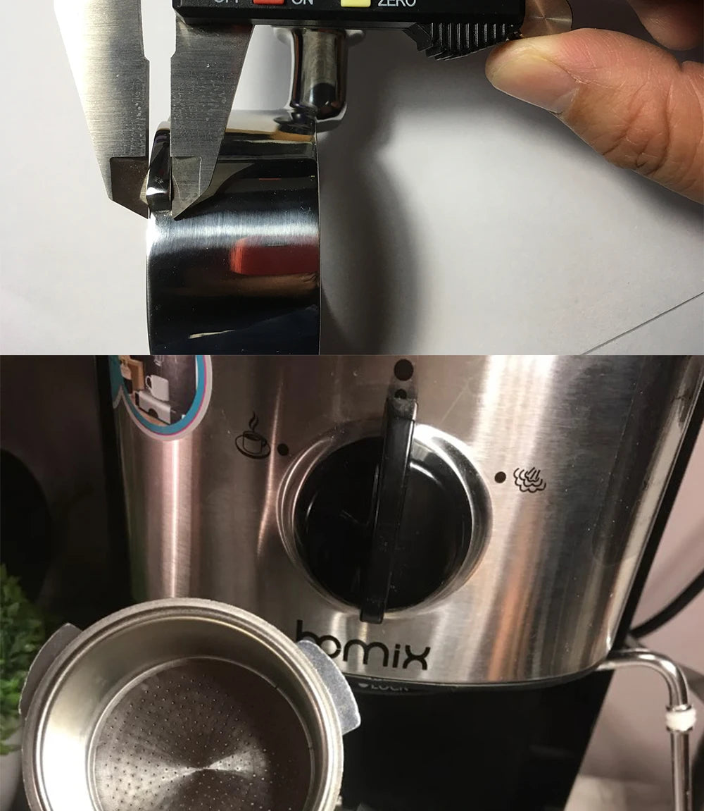 51mm Bottomless Coffee Portafilter With 1 2 4 Cups Basket for Homix Hibrew h11 Oster Cecotec Phico Brayer br1101 Coffee Machine