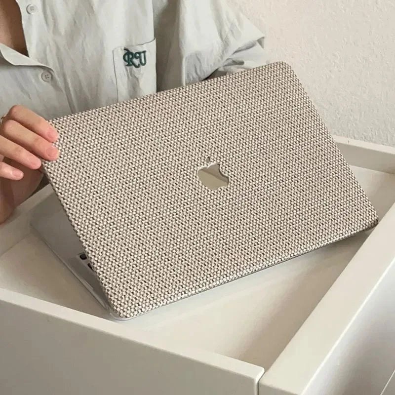 2026 Laptop Case for Macbook Neo Air M4 13 M2 Pro 13 14 A3434 Protective Hard Shell for M3 15 Mac Retina A2681 Woven Pattern