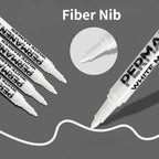 1/3/6Pcs White Marker Pens Acrylic Paint Pen for Rock Ceramic Glass Tire Metal Canvas Waterproof Painting White Marker