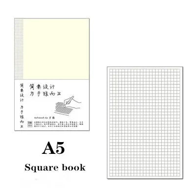 Fromthenon Journal Notebook Refill Planner Inserts Blank Grid Line Paper A5A6B6 Diary Book Inner Page School Office Stationery