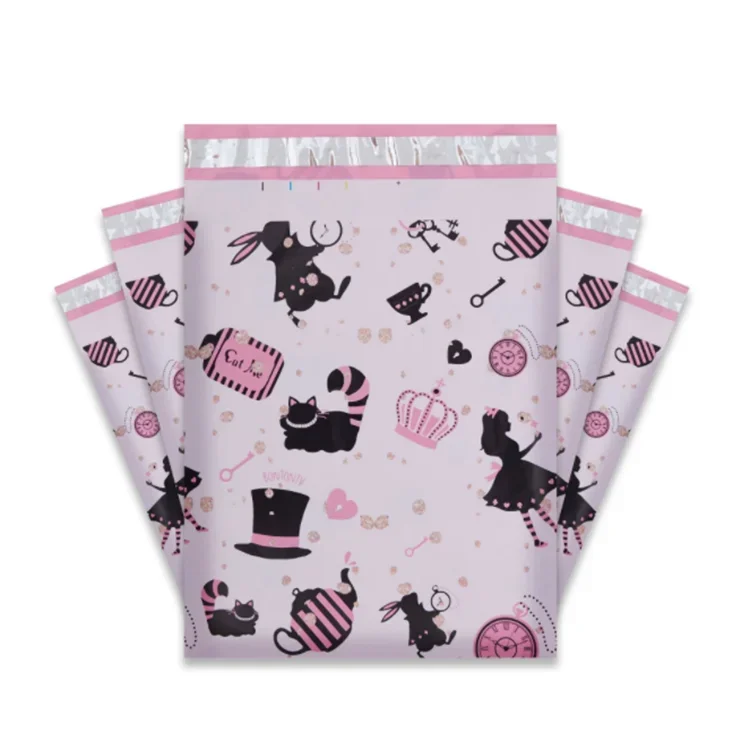Poly Mailer Adhesive Envelope Courier Print Bag DIY Lady Panties Dress T-shirt Wedding Xmas Gift Box Packaging Pouches