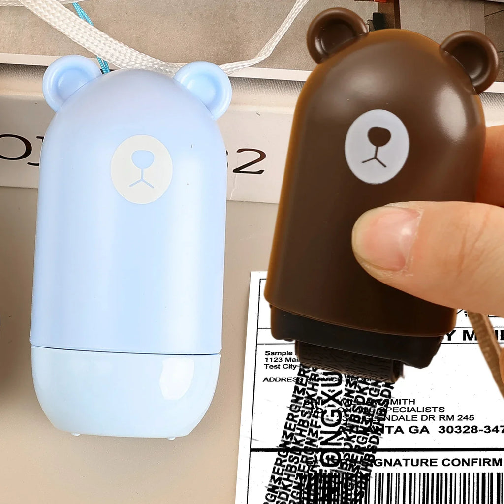 Portable Wide Identity Theft Protection Roller Stamp Privacy Confidential Data Guard Information Data Identity Address Blocker